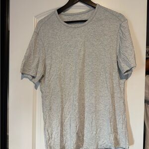lululemon athletica Light Gray Men's Short Sleeve Tee